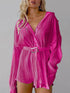 'Amara' Button Up Dropped Shoulder Shirt Dress - Celes Fashion